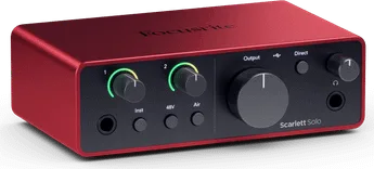 Focusrite Scarlett Solo 4th Gen